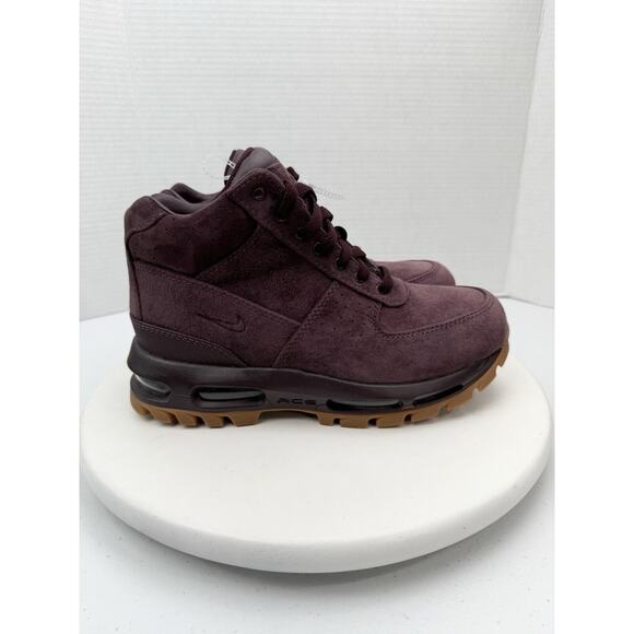 Nike Air Max Goadome Womens Sz 8 Burgandy Waterproof Suede Boots 865031-602 NEW - Picture 5 of 11